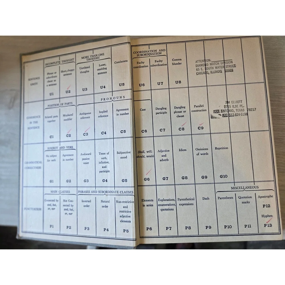 Vintage Business Letters book, hardcopy 1941,‎ desk display reference